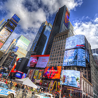 Buy canvas prints of Times Square Architecture by David Pyatt