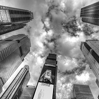 Buy canvas prints of Times Square New York  by David Pyatt