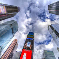 Buy canvas prints of Times Square Heaven by David Pyatt