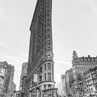 Buy canvas prints of Flatiron Building New York by David Pyatt