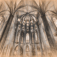 Buy canvas prints of Barcelona Cathedral Art by David Pyatt