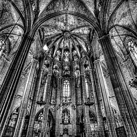 Buy canvas prints of Barcelona City Cathedral by David Pyatt