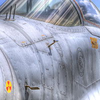 Buy canvas prints of Mig-29 Fighter Jet by David Pyatt