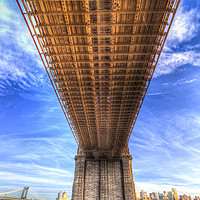 Buy canvas prints of Brooklyn Bridge  by David Pyatt