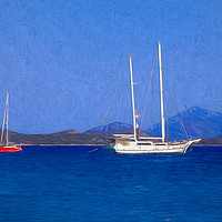 Buy canvas prints of Sailing Ship Art by David Pyatt