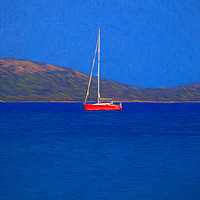 Buy canvas prints of Yacht Art by David Pyatt