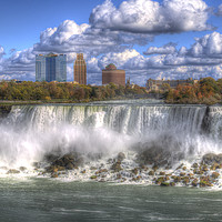 Buy canvas prints of Niagara Falls Canada by David Pyatt