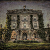 Buy canvas prints of Haunted Manor House by David Pyatt