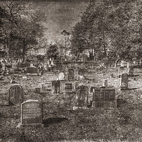 Buy canvas prints of Sleepy Hollow Cemetery Vintage by David Pyatt