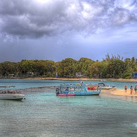 Buy canvas prints of Caribbean Summer Beach by David Pyatt