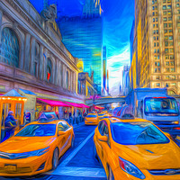 Buy canvas prints of Streets Of New York Art by David Pyatt