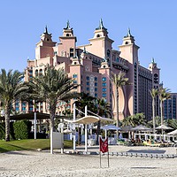Buy canvas prints of Atlantis Palm Hotel Dubai    by David Pyatt
