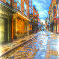 Buy canvas prints of Shambles York Art   by David Pyatt