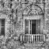 Buy canvas prints of Maltese House Mdina Malta by David Pyatt