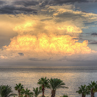 Buy canvas prints of Mediterranean Summer Storm by David Pyatt