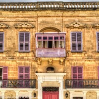 Buy canvas prints of Mdina Malta Architecture  by David Pyatt