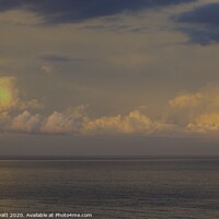 Buy canvas prints of Storm Clouds Mediterranean Sea  by David Pyatt