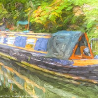 Buy canvas prints of Narrow Boat Life Art by David Pyatt