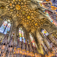 Buy canvas prints of Thistle Chapel St Giles Cathedral  by David Pyatt