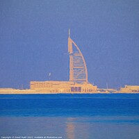 Buy canvas prints of Burj AL Arab Architecture Art by David Pyatt