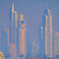 Buy canvas prints of Architecture Of Dubai Art by David Pyatt