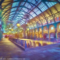 Buy canvas prints of Art Of Covent Garden London by David Pyatt