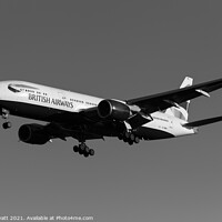 Buy canvas prints of British Airways Boeing 777  by David Pyatt