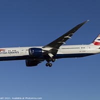 Buy canvas prints of British Airways Boeing 787-8             by David Pyatt