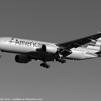 Buy canvas prints of American Airlines Boeing 777  by David Pyatt