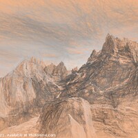 Buy canvas prints of  French Alps Panorama da Vinci by David Pyatt