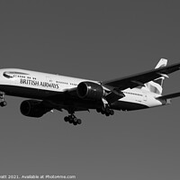 Buy canvas prints of British Airways Boeing 777-236         by David Pyatt