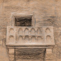 Buy canvas prints of Romeo And Juliet's Balcony da Vinci  by David Pyatt