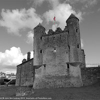 Buy canvas prints of Enniskillen Castle Flag by John McCoubrey