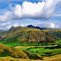 Buy canvas prints of langdale pike  by eric carpenter