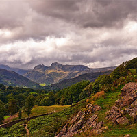 Buy canvas prints of Langdale Pikes View by eric carpenter