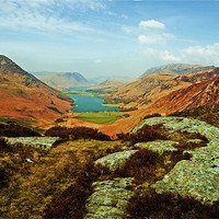 Buy canvas prints of Buttermere view by eric carpenter