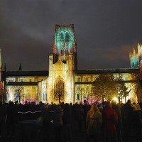 Buy canvas prints of Durham Catherdral Colours by eric carpenter