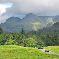 Buy canvas prints of langdale pikes by eric carpenter