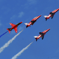 Buy canvas prints of  red arrows by eric carpenter