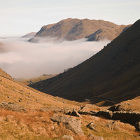 Buy canvas prints of  misty wrynose pass by eric carpenter