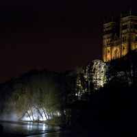 Buy canvas prints of  Durham Lumiere Reflections by eric carpenter