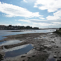 Buy canvas prints of BERWICK RIVERMOUTH by eric carpenter
