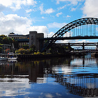 Buy canvas prints of Tyne panorama by eric carpenter