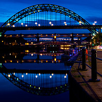 Buy canvas prints of Tyneside Lights by eric carpenter