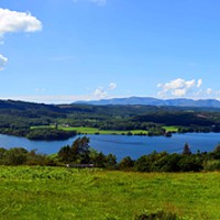Buy canvas prints of lake windemere panorama by eric carpenter