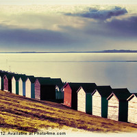 Buy canvas prints of Hut Row by Natalie Durell