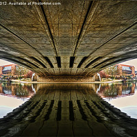 Buy canvas prints of MAIDSTONE REFLECTIONS by Rob Toombs