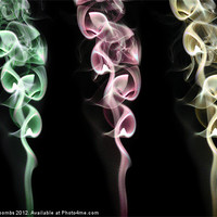 Buy canvas prints of COLOURFUL SMOKE by Rob Toombs