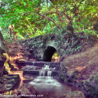 Buy canvas prints of A NATURAL CREAK by Rob Toombs