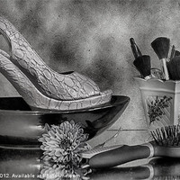 Buy canvas prints of ALL ABOUT THE SHOES by Rob Toombs